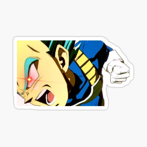 Dragon Ball Vegeta Blue Final Flash 3- 5 Vinyl Decal Stickers