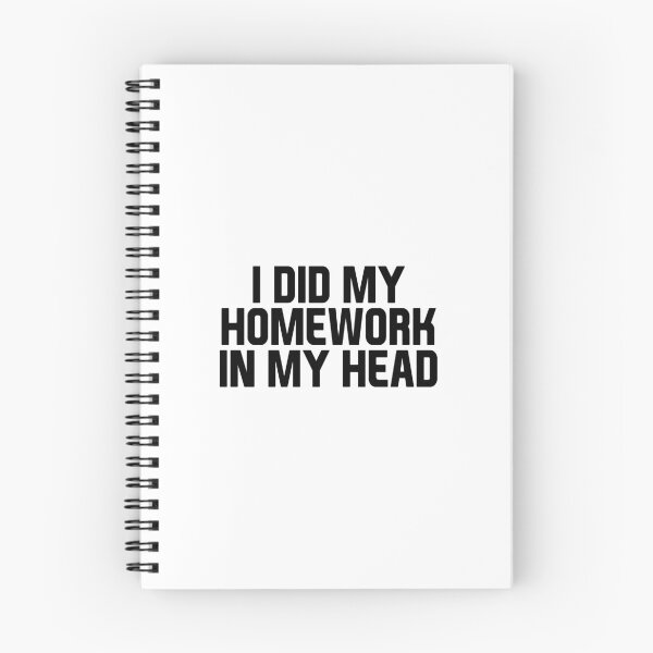 Item preview, Homework In My Head designed and sold by Venus Complete.