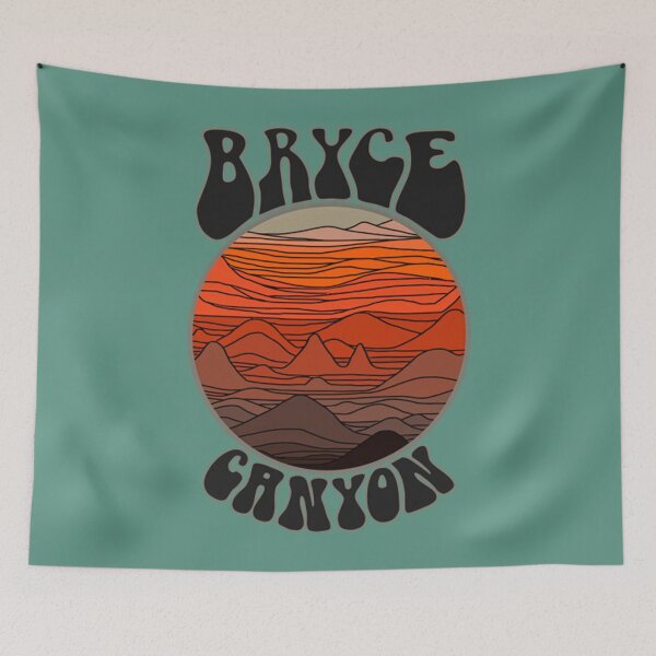 Item preview, Retro Bryce Canyon designed and sold by LakenHarpham.