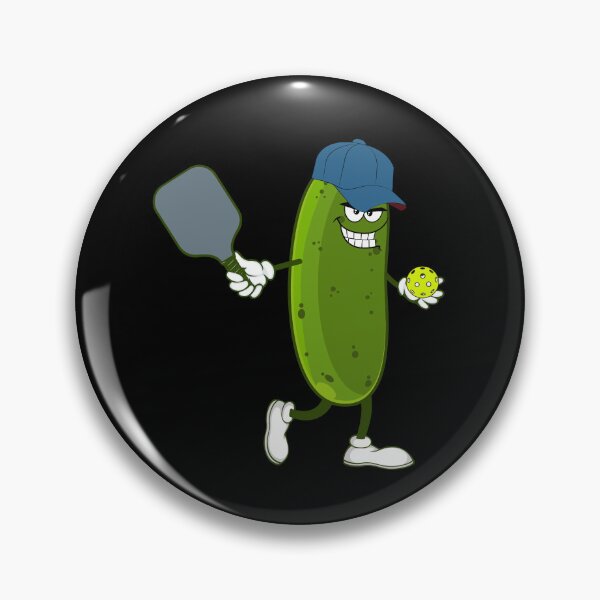 Item preview, Funny Pickleball - Pickle Playing Pickleball Character designed and sold by Mhayra.