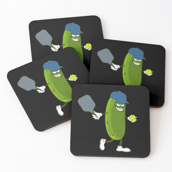 Item preview, Funny Pickleball - Pickle Playing Pickleball Character designed and sold by Mhayra.