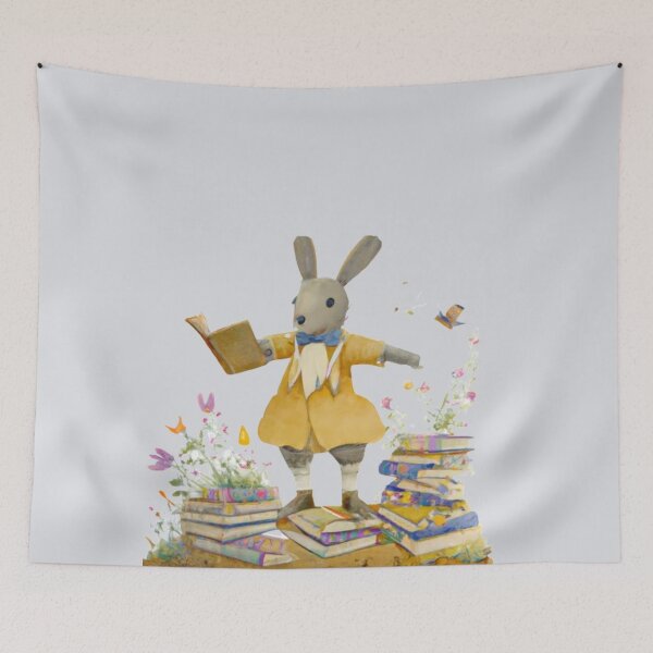 Item preview, Vintage  Watercolour Bunny, classic children's story bunny,  woodland rabbit for nursery  designed and sold by Artsareus.