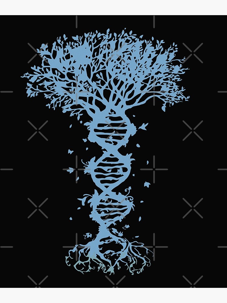 DNA TREE OF LIFE SCIENCE ART Poster for Sale by artzaka