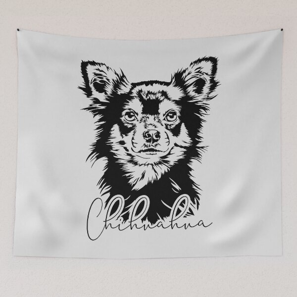 Item preview, Chihuahua Dog Portrait Cute Dog designed and sold by dogarts.