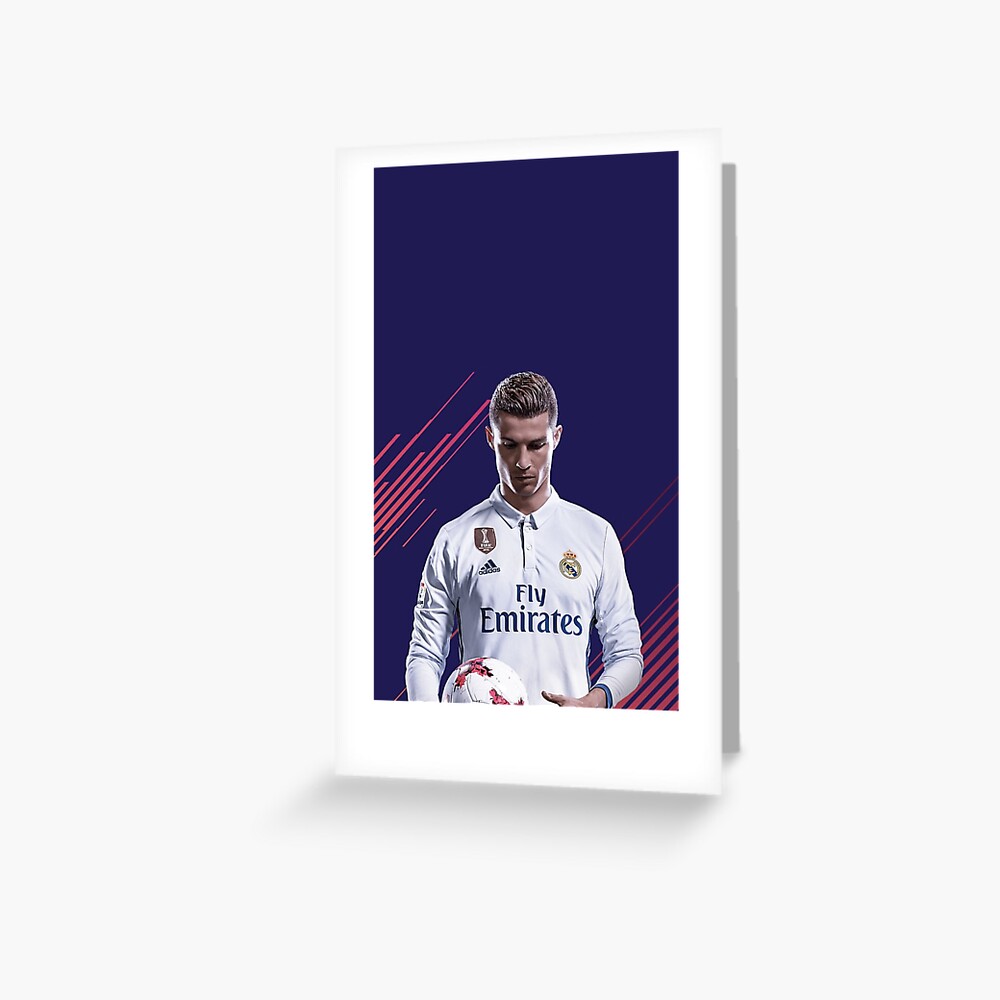 "fifa 18 cristiano ronaldo" greeting cardjdab