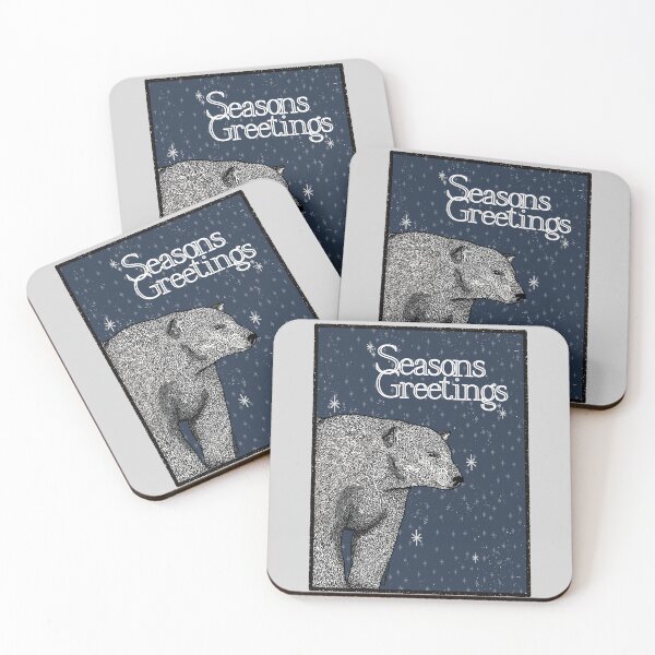 Item preview, Seasons Greetings Polar Bear designed and sold by Sam Scarr.