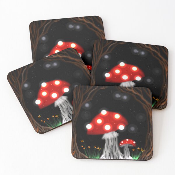 Item preview, Fly Agaric Forest (MKW-DA.21) designed and sold by Katrina Morgan.
