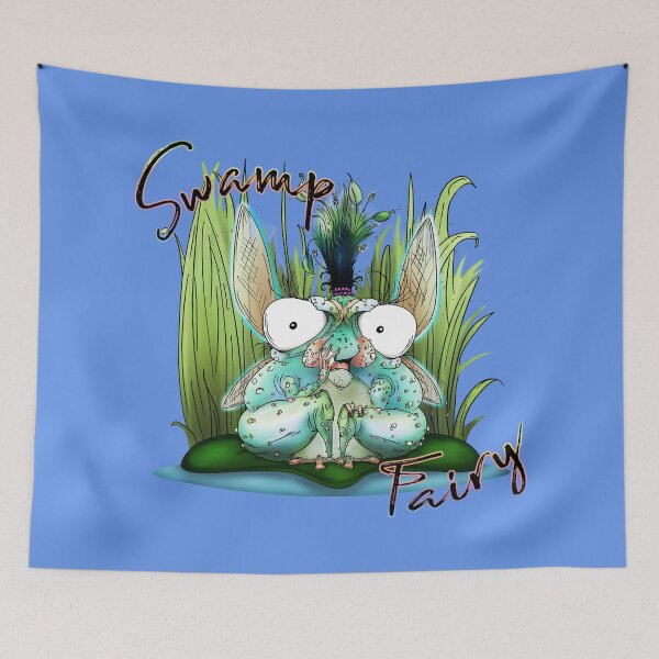 Item preview, Swamp Frog Fae Fairy with Text designed and sold by iduzarts.