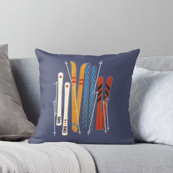 Artikel-Vorschau von Retro bunte Ski, designt und verkauft von ShowMeMars.