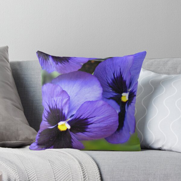 Item preview, Floral Conpiracy - Purple Pansies Vignette designed and sold by BlueMoonRose.