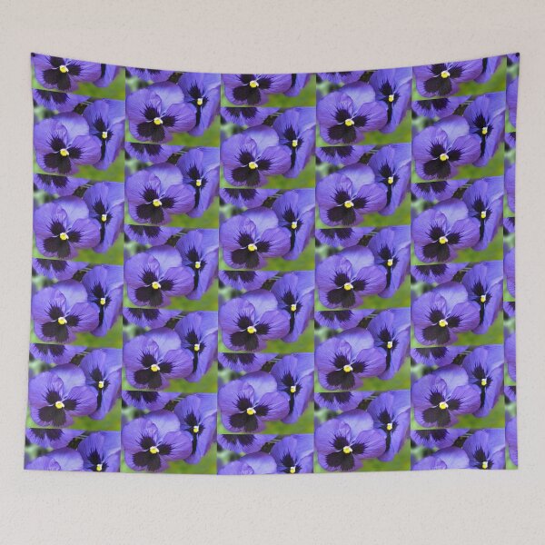 Item preview, Floral Conpiracy - Purple Pansies Vignette designed and sold by BlueMoonRose.