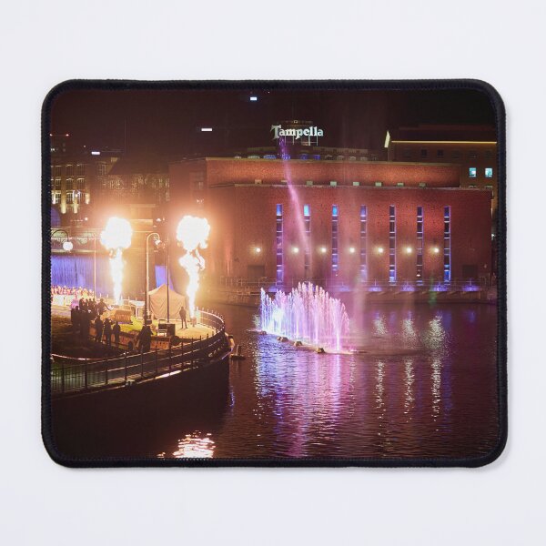 Item preview, Fire and water. Tampere Dancing Waters 2022 3 designed and sold by Jouko Lehto Photography.
