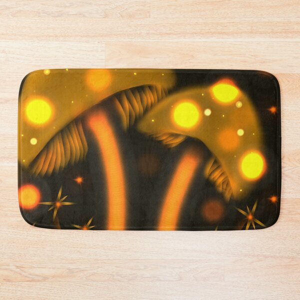 Item preview, Golden Mushrooms (MKW-DA.34) designed and sold by Katrina Morgan.