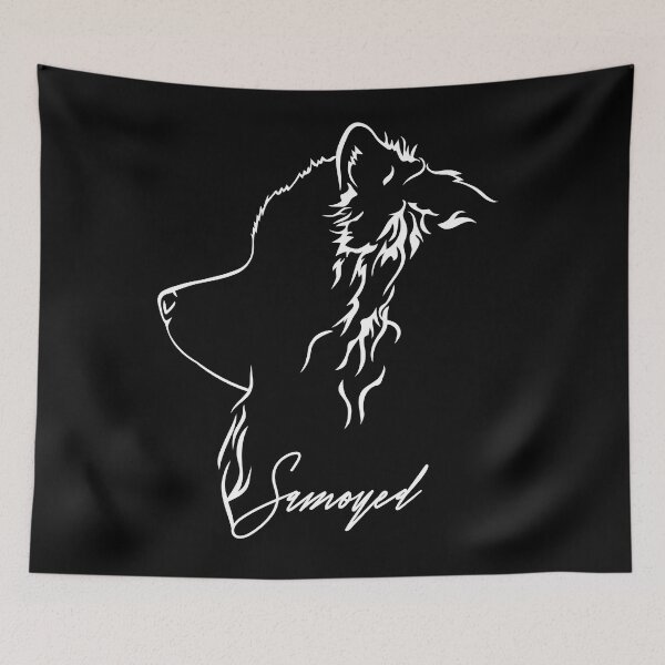 Item preview, Samoyed profile dogs sled dog designed and sold by dogarts.