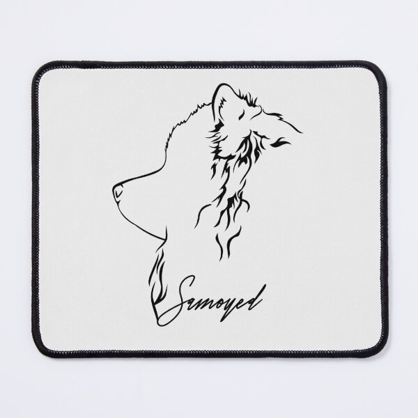 Item preview, Samoyed profile dogs sled dog designed and sold by dogarts.