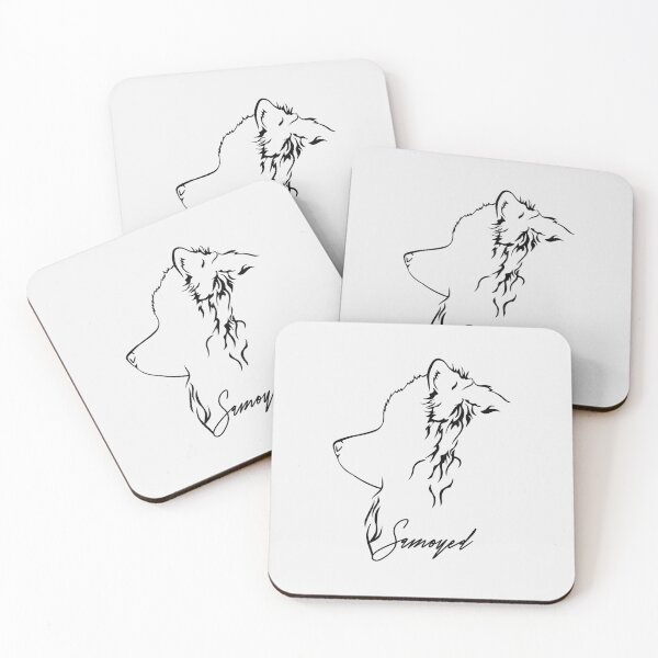Item preview, Samoyed profile dogs sled dog designed and sold by dogarts.