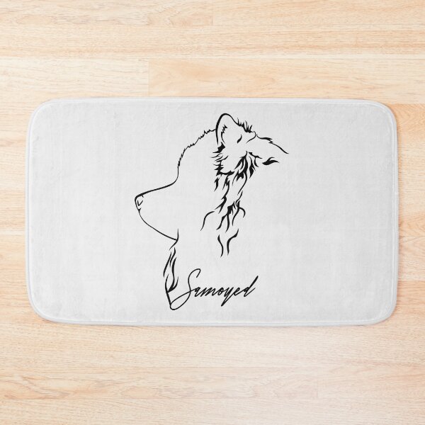 Item preview, Samoyed profile dogs sled dog designed and sold by dogarts.