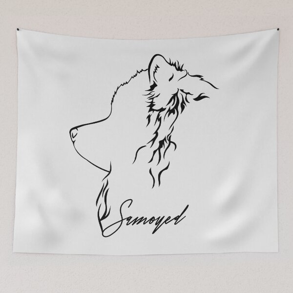 Item preview, Samoyed profile dogs sled dog designed and sold by dogarts.