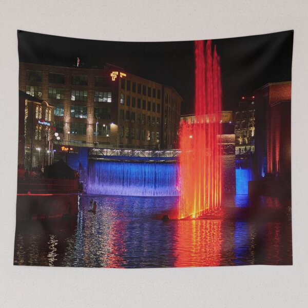 Item preview, High red. Tampere Dancing Waters 2022 4 designed and sold by Jouko Lehto Photography.