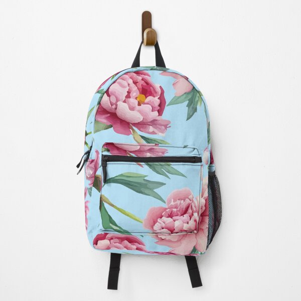 Item preview, Peony in blue designed and sold by penny+florence.