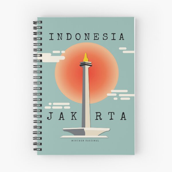 Item preview, Monas Jakarta Indonesia Retro Style designed and sold by Ajeng Tiian.