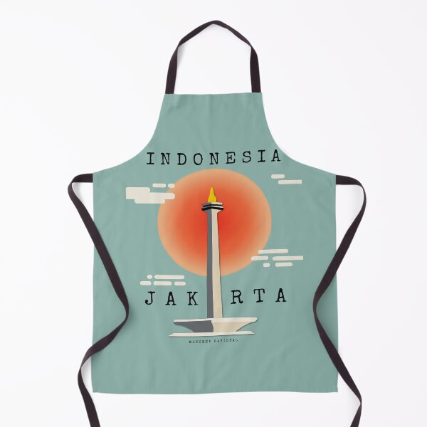 Item preview, Monas Jakarta Indonesia Retro Style designed and sold by Ajeng Tiian.
