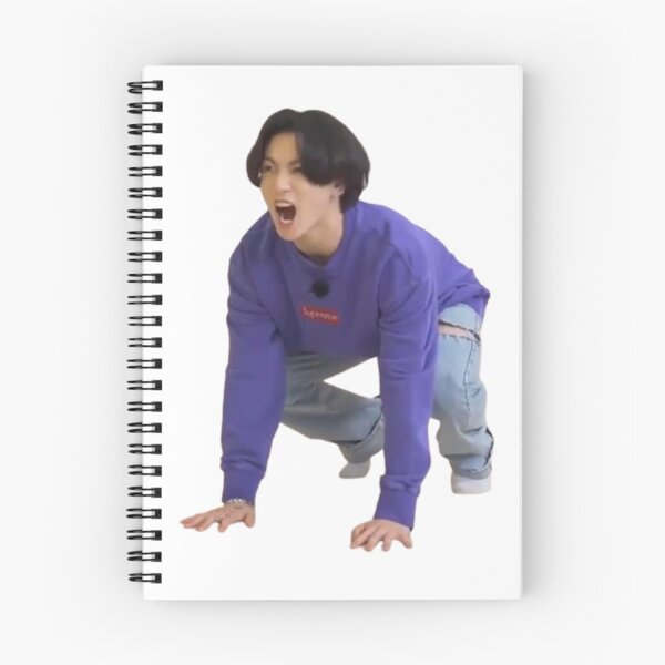 Item preview, Jungkook Sticker Meme Glossy designed and sold by MicheleAndrea.