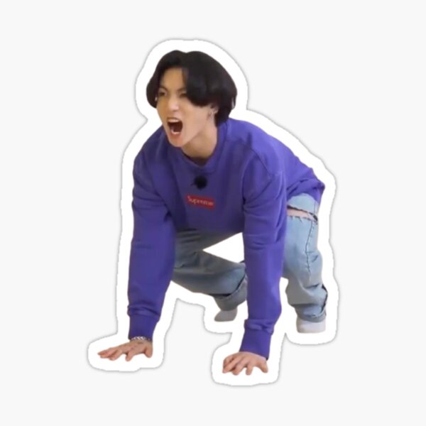 Artikel-Vorschau von Jungkook Aufkleber Meme Glänzend, designt und verkauft von MicheleAndrea.