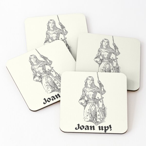 Item preview, Joan of Arc Joan Up! Inspirational Motivational Vintage Art designed and sold by IceCreamMuseum.