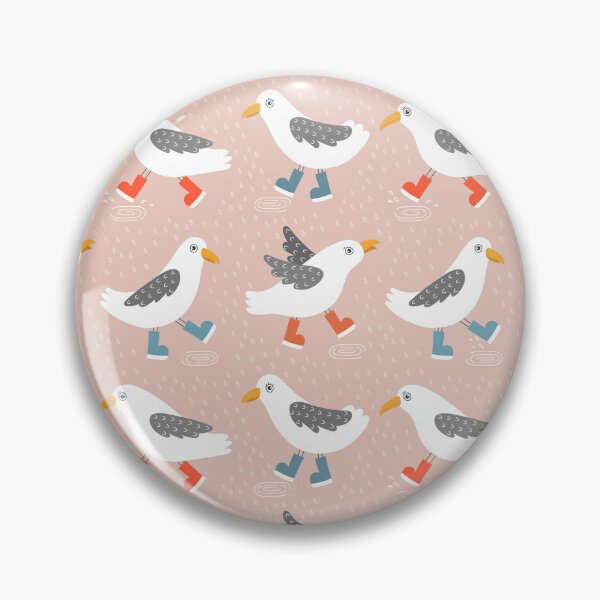 Item preview, cute seagulls in gumboots designed and sold by Capictures.