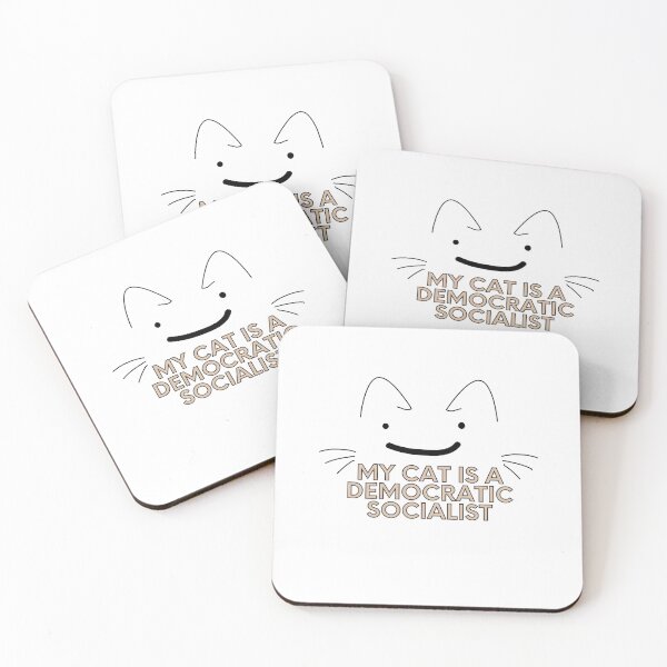 Item preview, My Cat is a Democratic Socialist designed and sold by artzaka.