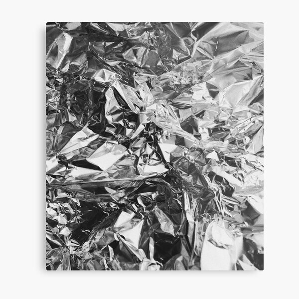 Aperçu de l'œuvre papier d'aluminium froissé créée et vendue par Arthur Von.