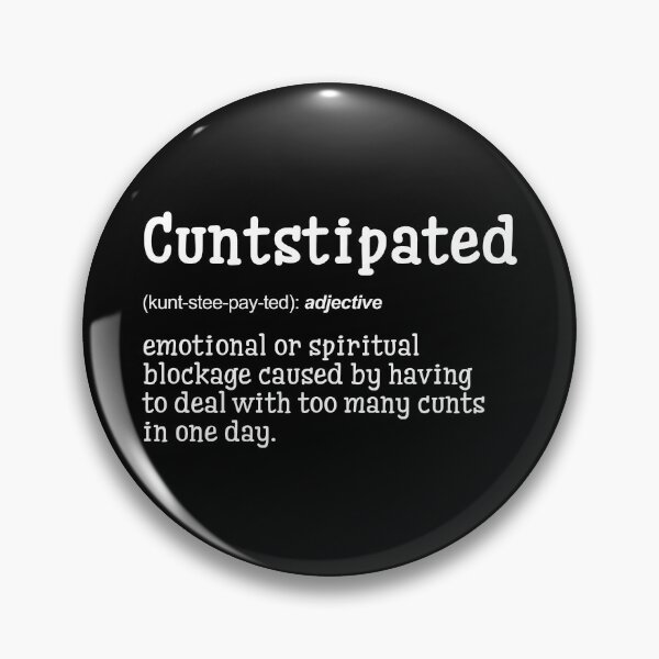 Item preview, Cuntstipated | Definition Print | Bathroom Print | WC Print | Wall Art | Wall Decor | Funny Print | Gift Idea | Funny Quotes designed and sold by peacefulcreator.
