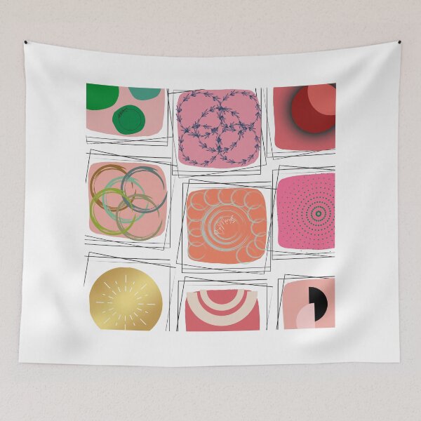 Item preview, Cool  pinky cozy patchwork designed and sold by FilMate.