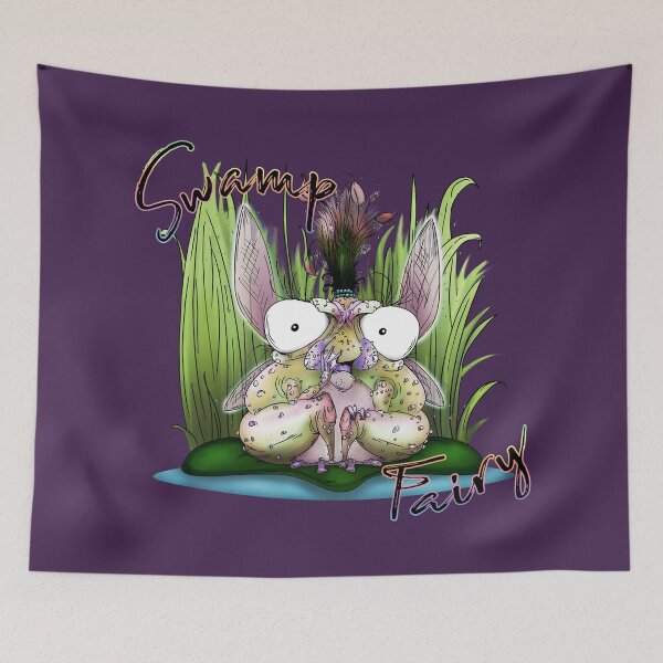 Item preview, Swamp Frog Fae Fairy with Text designed and sold by iduzarts.