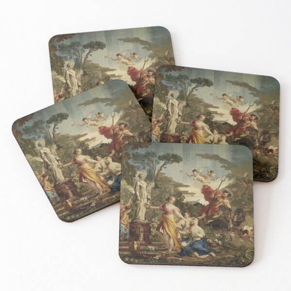 Item preview, ABDUCTION OF PROSERPINA Antique Mythological Tapestry designed and sold by BulganLumini.