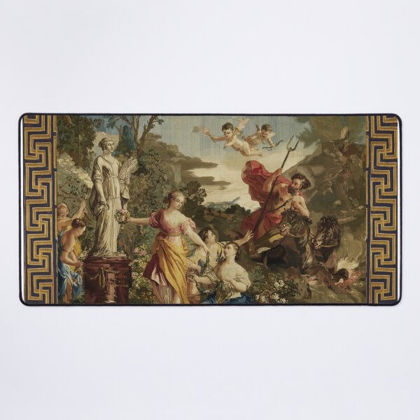 Item preview, ABDUCTION OF PROSERPINA Antique Mythological Tapestry designed and sold by BulganLumini.