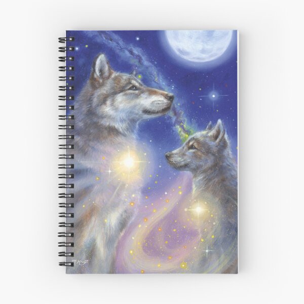 Item preview, Wolf - magical moon designed and sold by marjoleinkruijt.