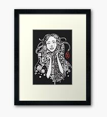 The Klimt Series: Esmeralda's Wonder Framed Print