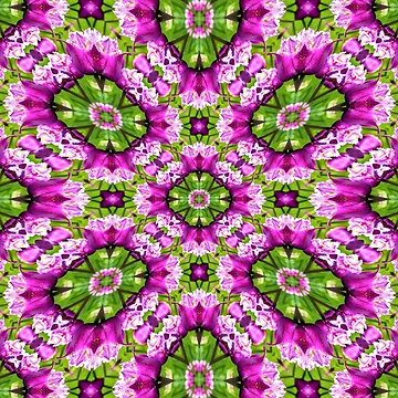 Artwork thumbnail, Purple Tulip Pattern by Patternflower