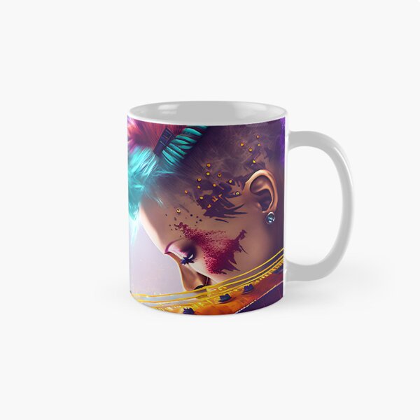 Item preview, Punk girl playing an electric violin designed and sold by AiAholic.