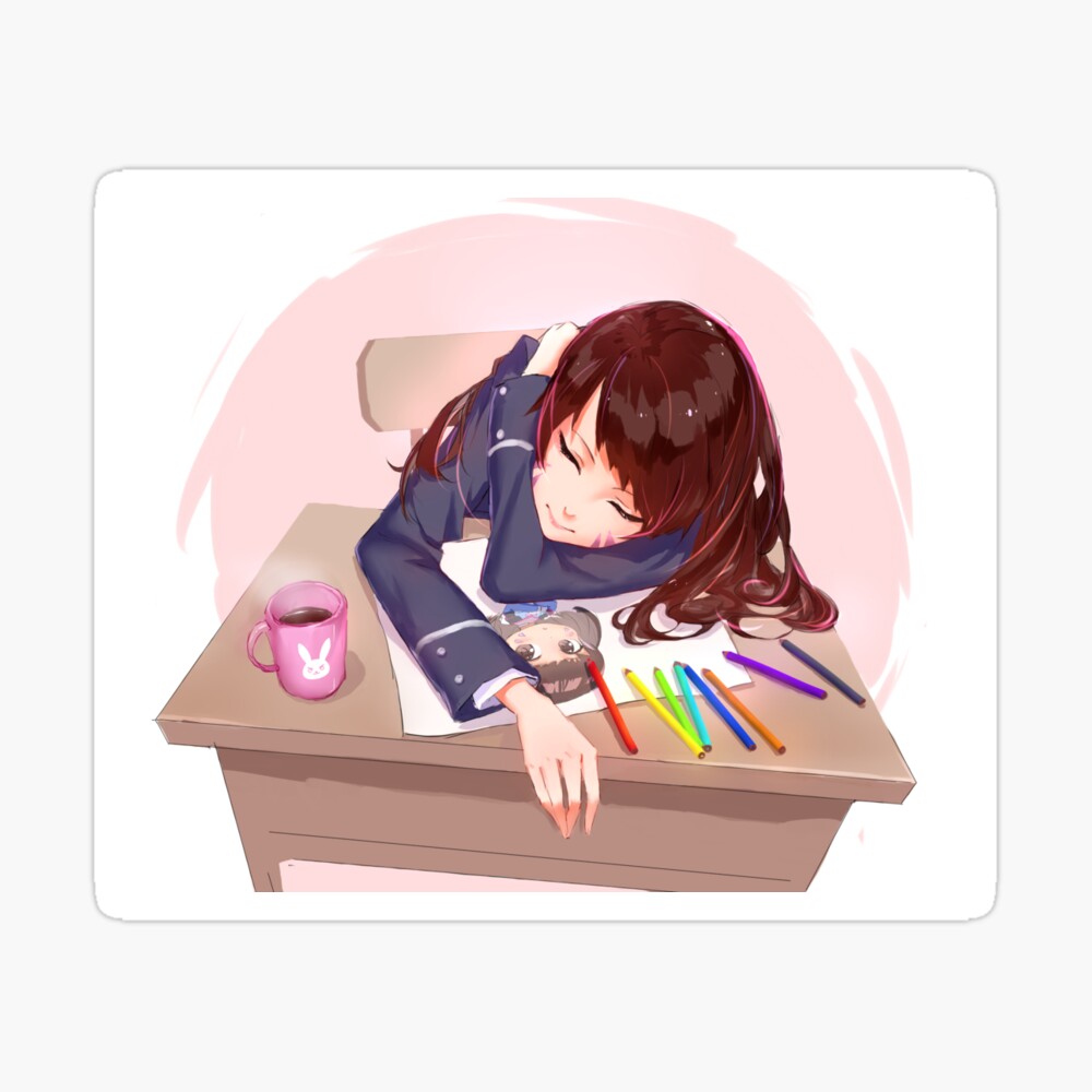 HD wallpaper anime girl sleeping in class  Wallpaper Flare