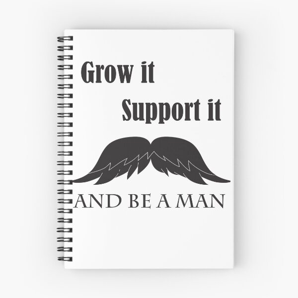 Item preview, divertidos juegos de palabras de movember | crecer, apoyarlo designed and sold by E-KaLsshop.