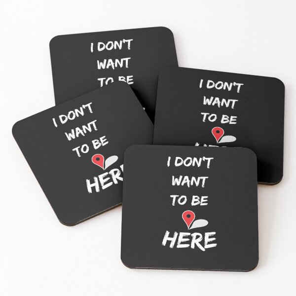 Item preview, I don' want to be here black designed and sold by Hello-Green.