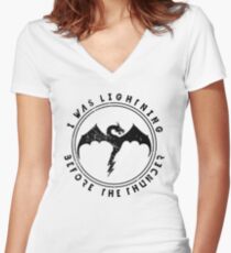 Imagine Dragons Thunder Women's Fitted V-Neck T-Shirt