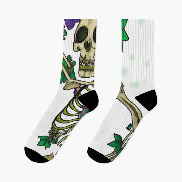 Item preview, SKELETON AND FLOWERS designed and sold by optimusprime39.