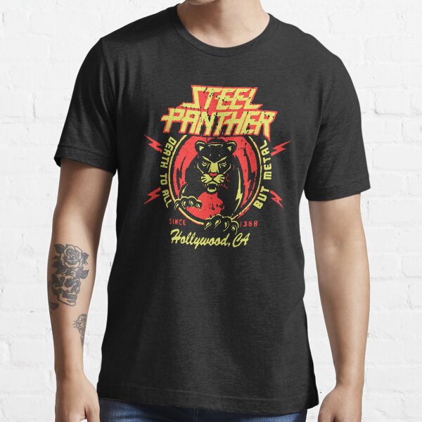 "Steel Panther Death to All But Metal Tiger Logo" Tshirt for Sale by