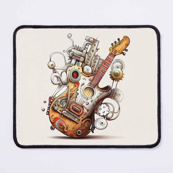 Item preview, Guitar Tech. Surrealistic Illustration designed and sold by KOTOdesign.