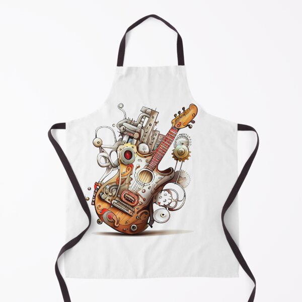 Item preview, Guitar Tech. Surrealistic Illustration designed and sold by KOTOdesign.