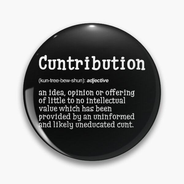 Item preview, Cuntribution | Definition Print | Bathroom Print | WC Print | Wall Art | Wall Decor | Funny Print | Gift Idea | Funny Quotes designed and sold by peacefulcreator.